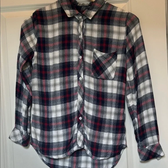 Rails Hunter Red and Blue Button Down Shirt size S - Picture 2 of 6